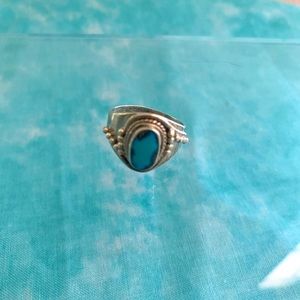 Navajo Sterling Silver Turquoise Ring